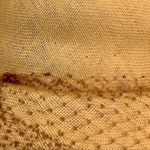 Stunning vintage fascinator! - fine straw and silk - Picture 9 of 12